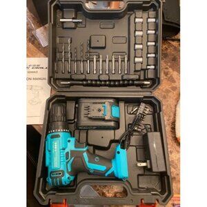 20V Cordless Drill, Electric Power Drill Set with 1 Battery & Charger